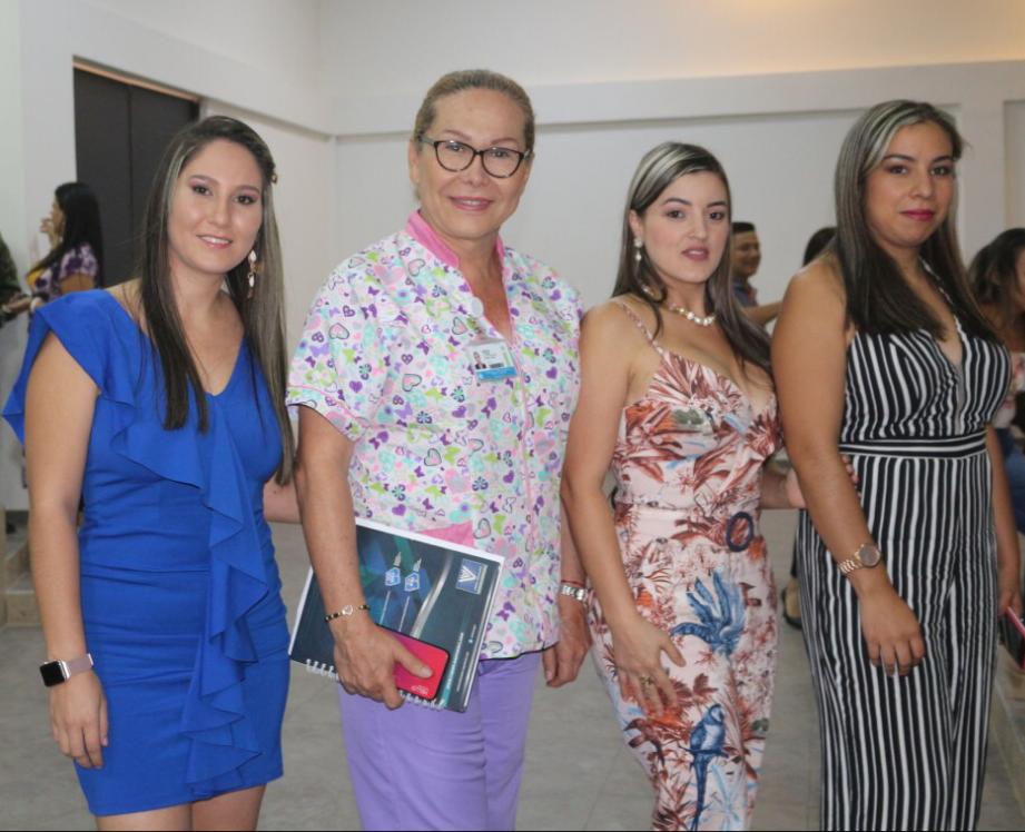 Carolina Giraldo, Maritza Plazas, Elizabeth Sánchez y Fernanda Guarnizo.